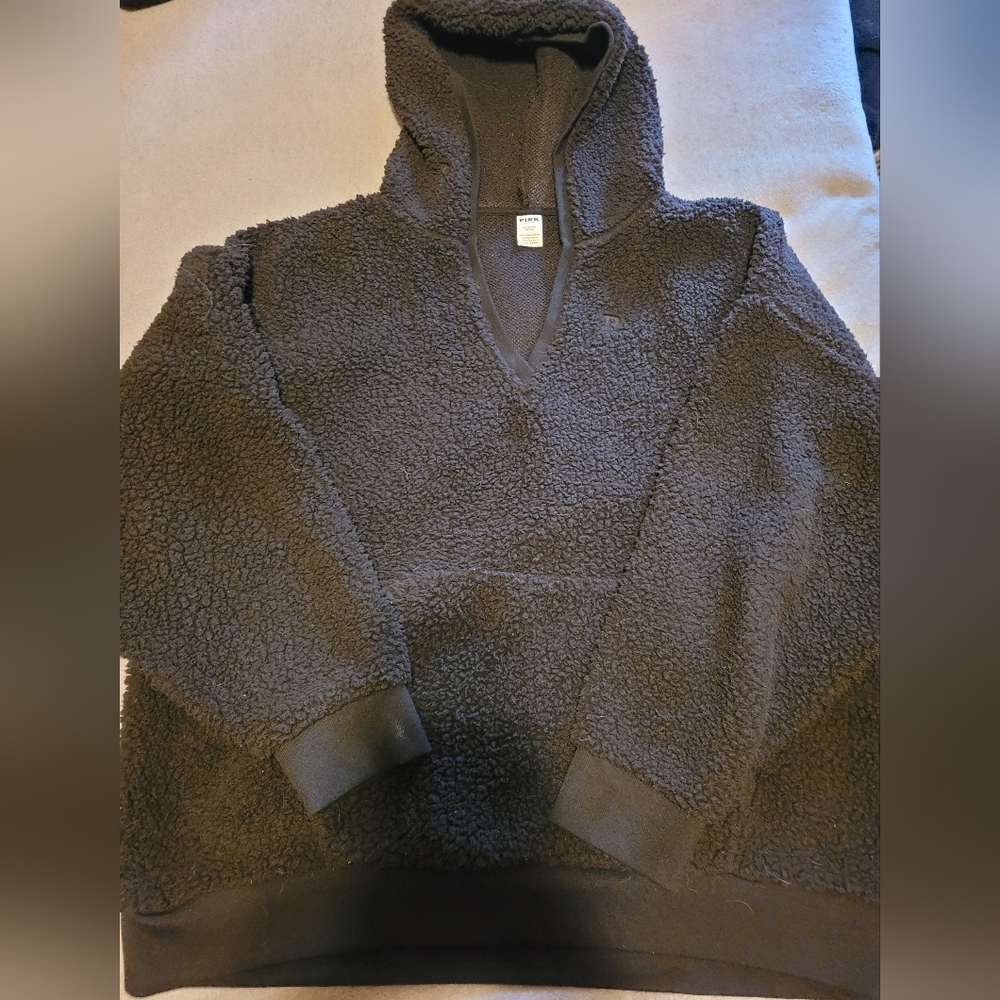 VS PINK sherpa hoodie